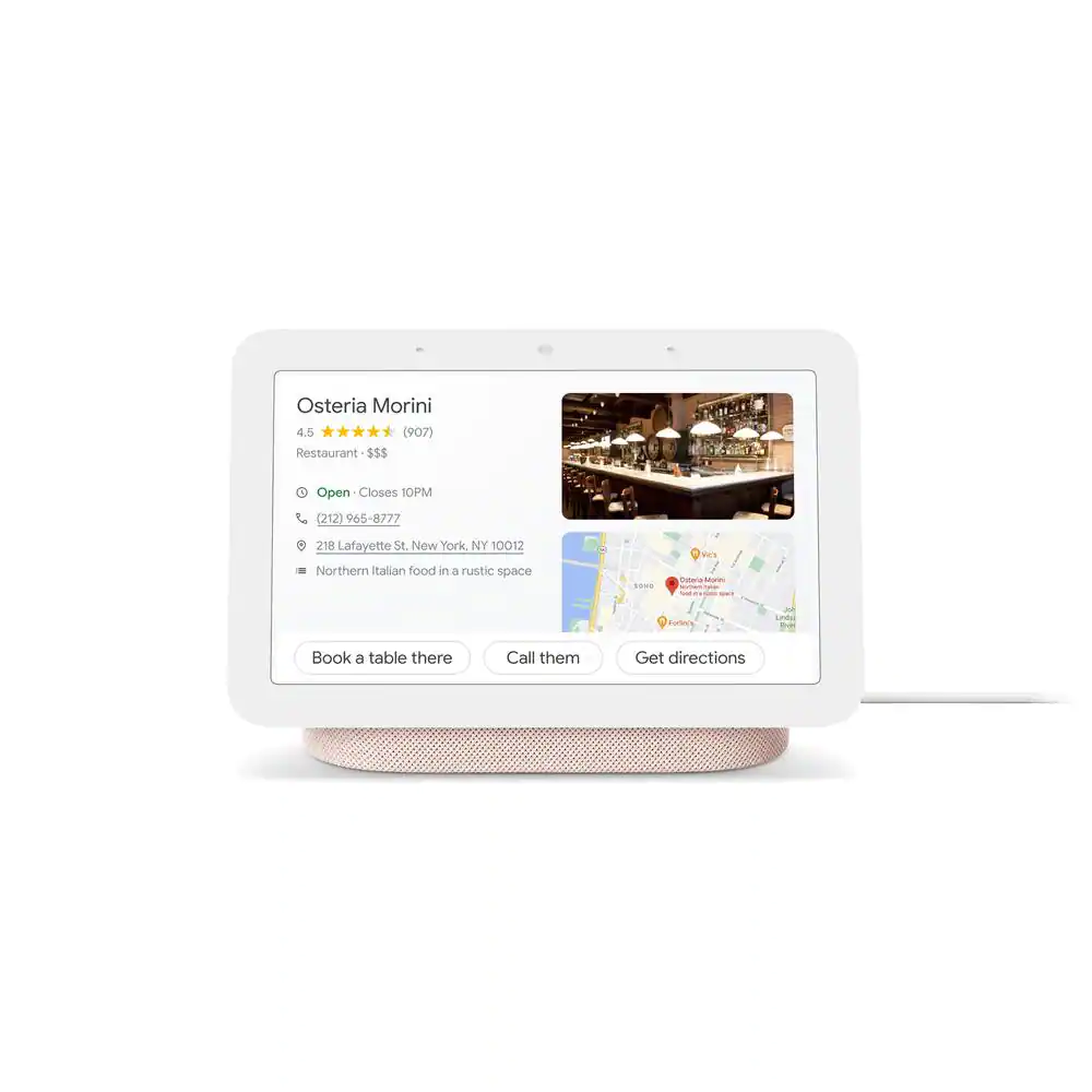 Google Nest Hub 2nd Gen - Smart Home Speaker and 7 in. Display with Google Assistant - Sand