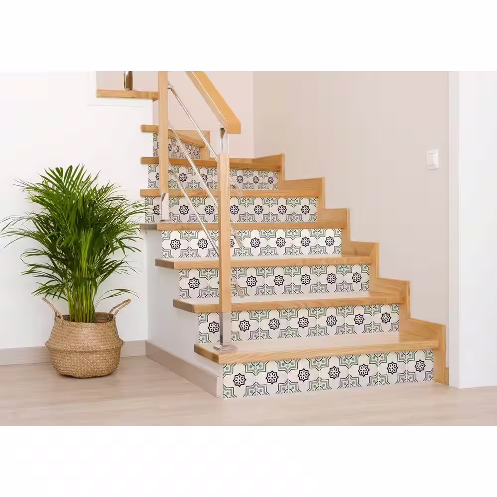None Green V40 12 in. x 12 in. Vinyl Peel and Stick Tile (24-Tiles, 24 sq. ft./Pack)