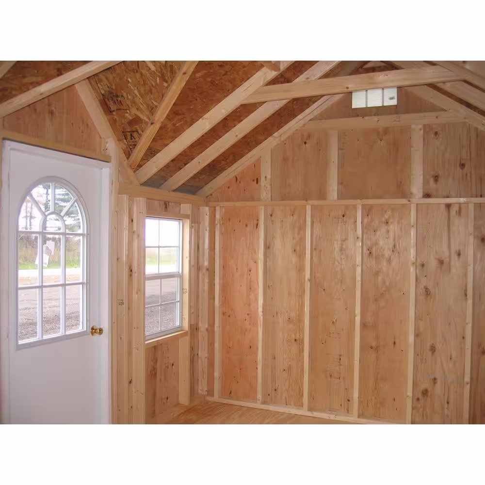 LITTLE COTTAGE CO. Classic Cottage 12 ft. x 12 ft. Wood Storage Building DIY Kit with Floor