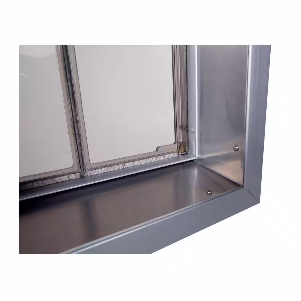 PlexiDor Performance Pet Doors 12.75 in. x 20 in. Large White Wall Mount Electronic Dog Door