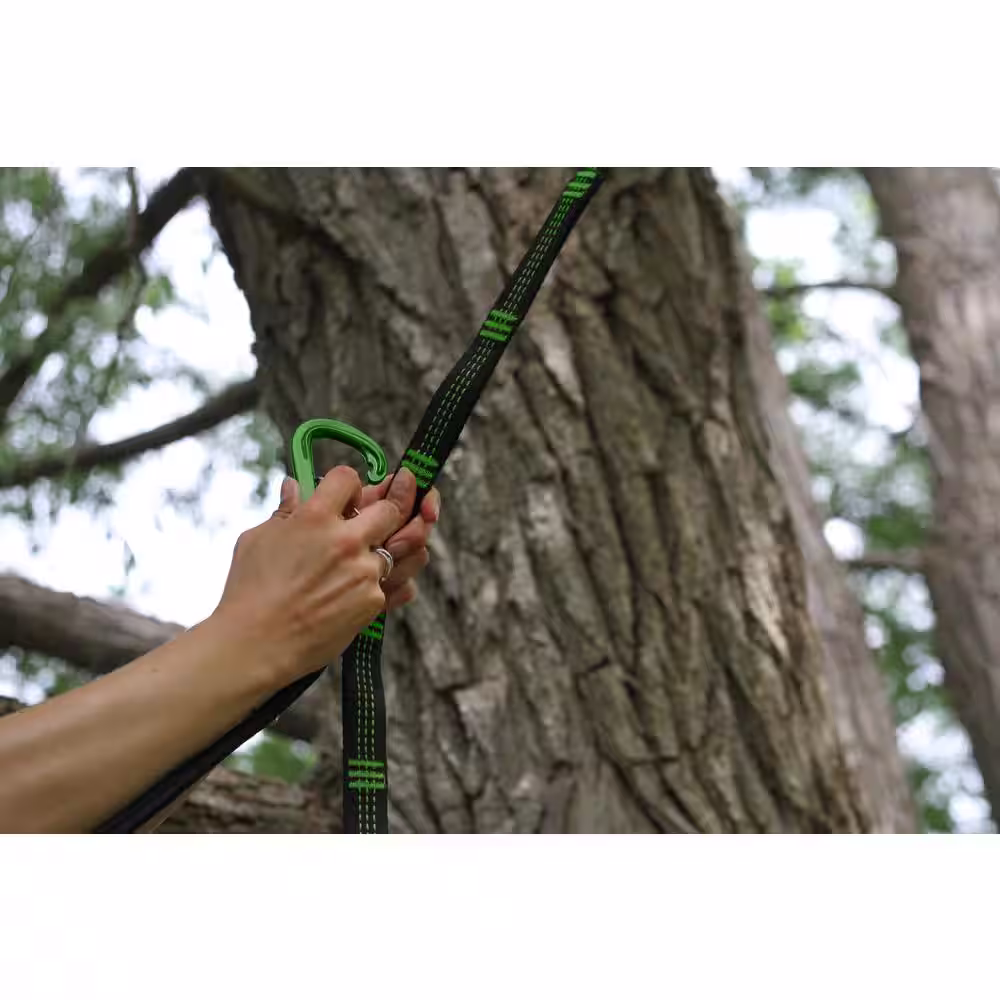 Vivere Ultra Lite Black Hammock Tree Straps (2-Pack)