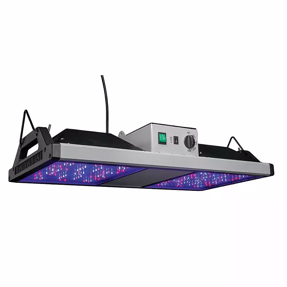 ETi GrowElite Brushed Nickel Integrated LED 500-Watt High Output Indoor Grow Light Daylight 1000-Watt HID Replacement