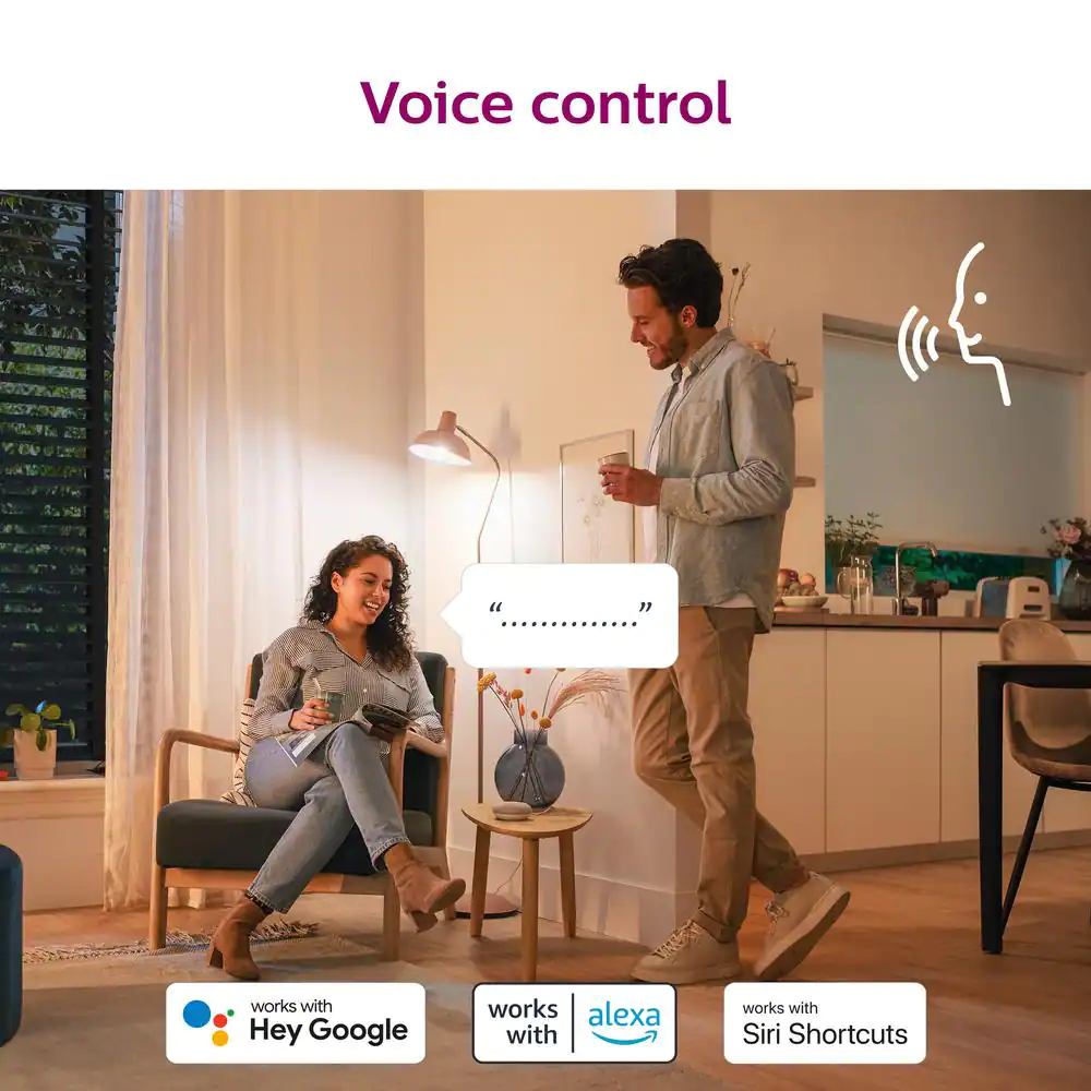 Philips 5 in. / 6 in. LED Color and Tunable White 65W Equivalent Dimmable Smart Wi-Fi Wiz Recessed Light Kit (4 Pack)