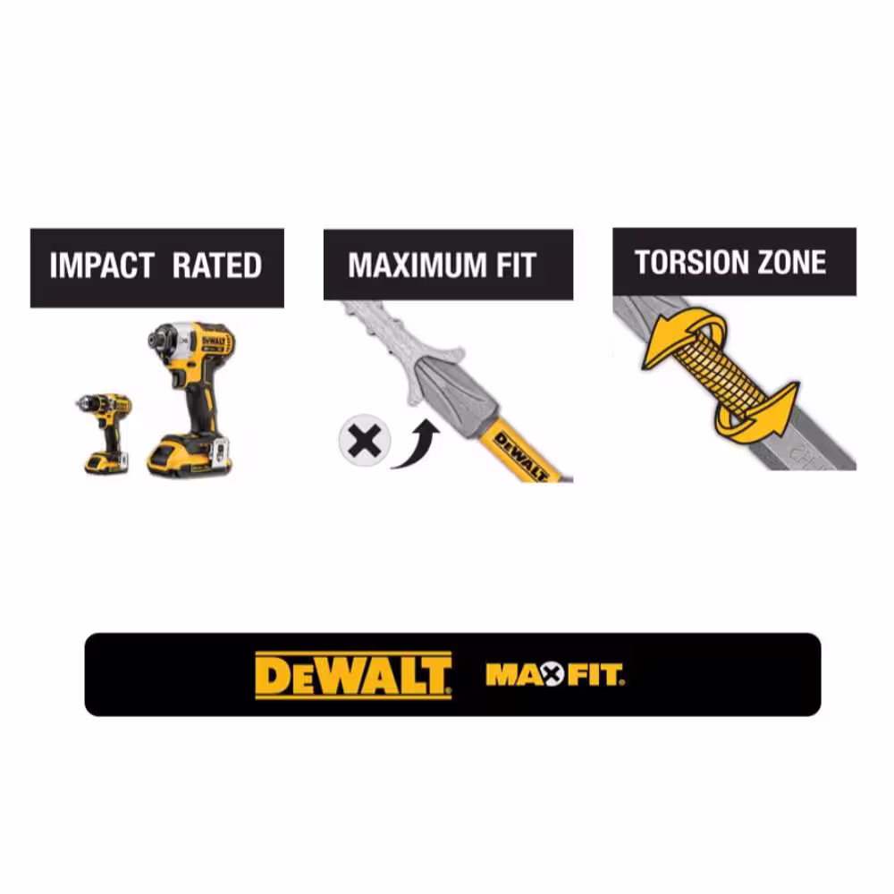 DEWALT MAXFIT 1 in. #25 Torx Bit (2-Piece)
