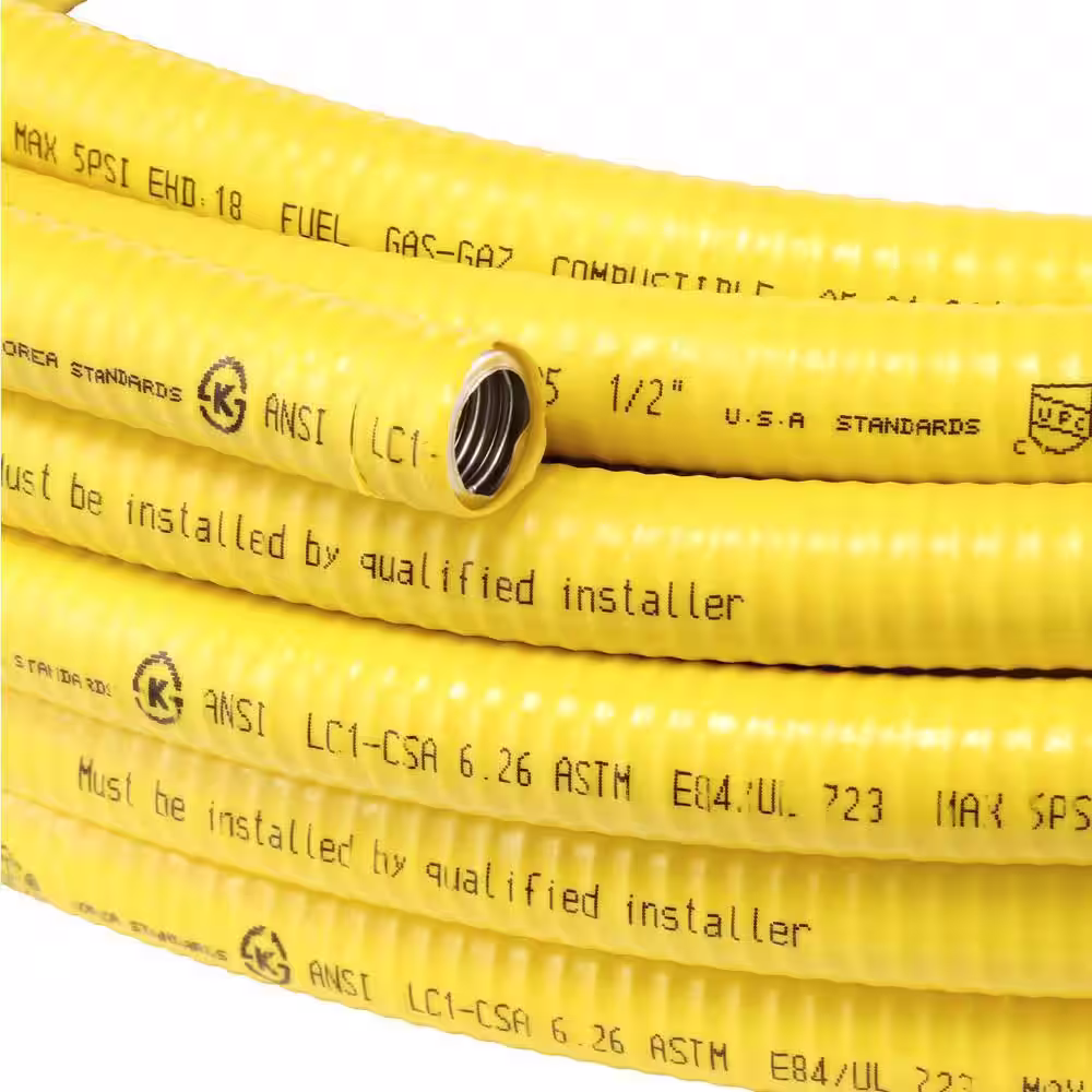 HOME-FLEX 1/2 in. x 25 ft. CSST MPT Connection Kit (2) 1/2 in. MPT Male Adapter (1) CSST x CSST Pipe