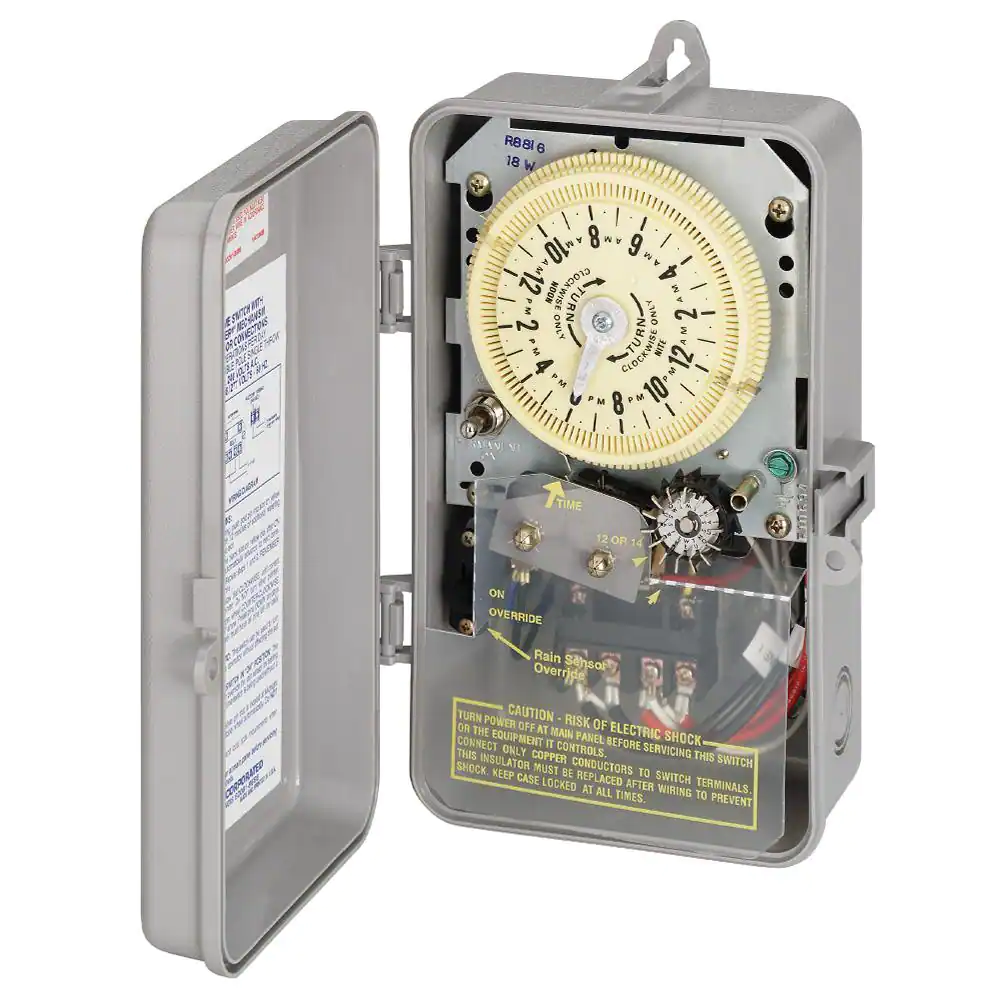 Intermatic R8800 Series 3 HP 220-Volt Indoor/Outdoor Irrigation/Sprinkler Timer