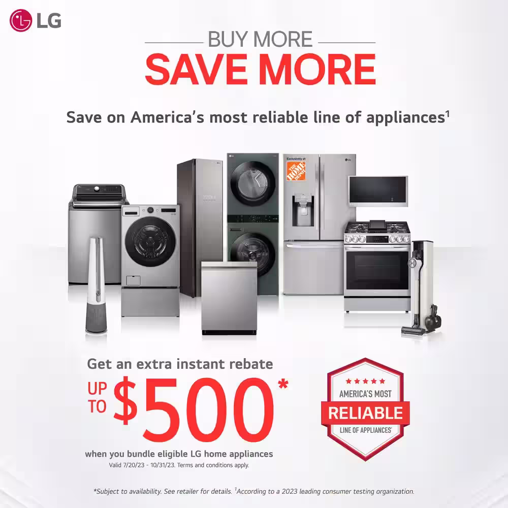 LG 30 in. W 22 cu. ft. French Door Refrigerator with Ice Maker in Stainless Steel