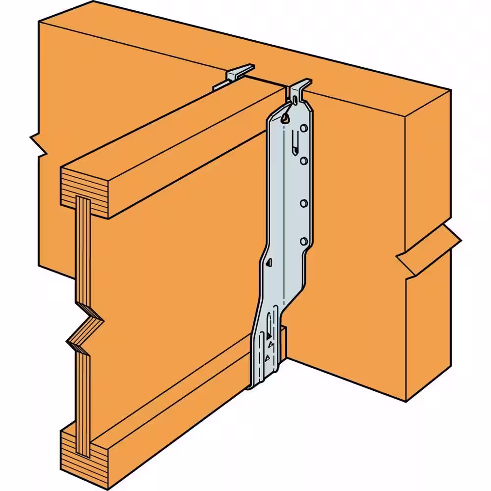 Simpson Strong-Tie IUS Galvanized Face-Mount Joist Hanger for 2-5/16 in. x 14 in. Engineered Wood