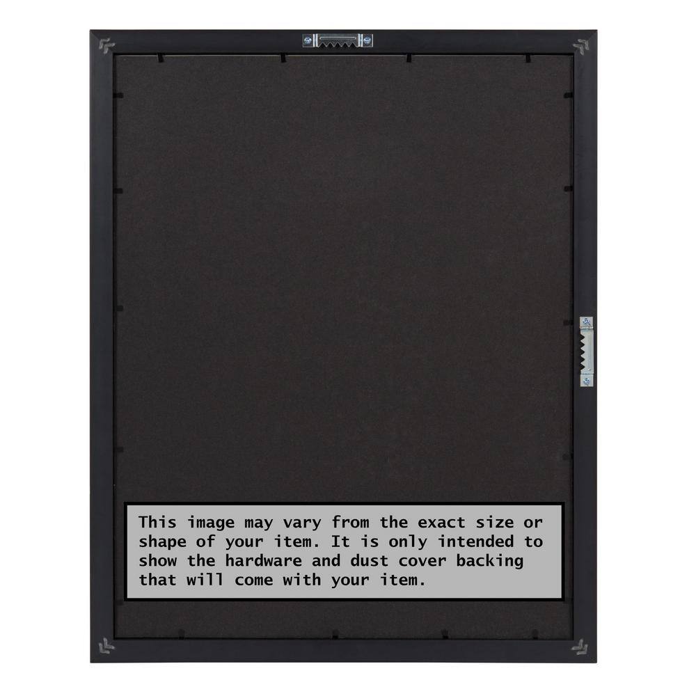Amanti Art Marred Pewter Wood Picture Frame Opening Size 24 x 36 in.