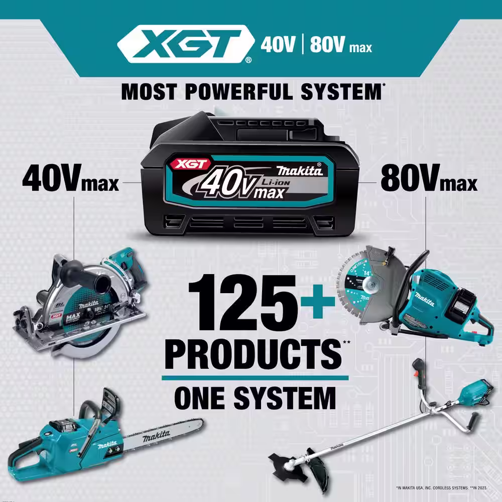 Makita 40-Volt max XGT Brushless Cordless 21 in. Walk Behind Self-Propelled Commercial Lawn Mower (Tool Only)