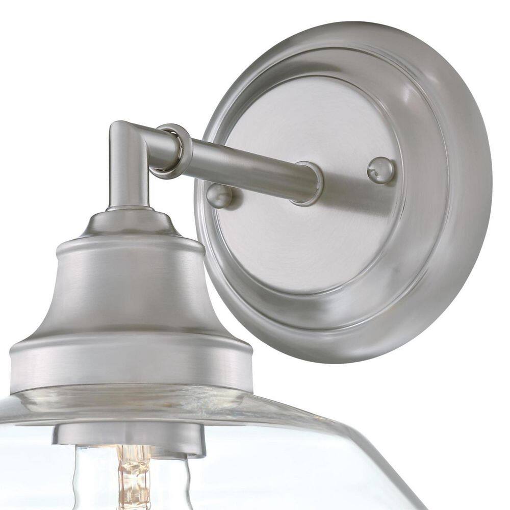 Westinghouse Iron Hill 1-Light Brushed Nickel Wall Sconce