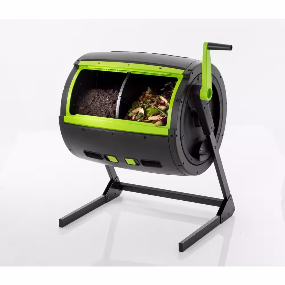 RSI 65 Gal. Two-Stage Compost Tumbler with Cart