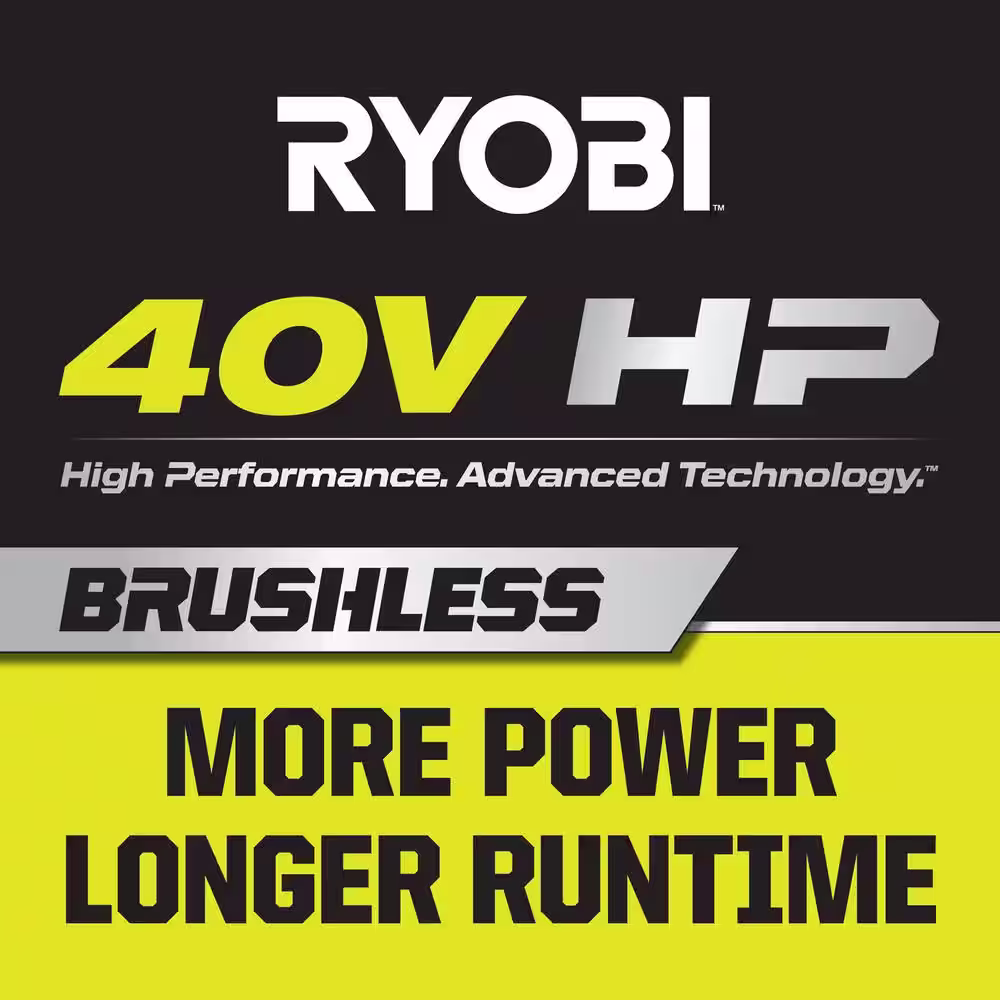 RYOBI 40-Volt HP Brushless 21 in. Cordless Battery Walk Behind Self-Propelled Lawn Mower (Tool Only)