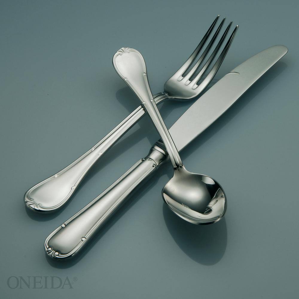 Oneida Titian 18/0 Stainless Steel Teaspoons, U.S. Size (Set of 12)