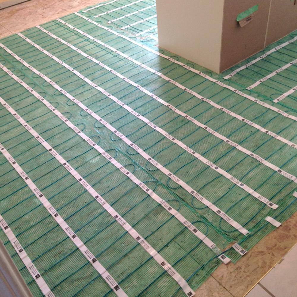 WarmlyYours TempZone 552 in. x 1.5 ft. 240-Volt Radiant Floor Heating Kit (Covers 69 sq. ft.)