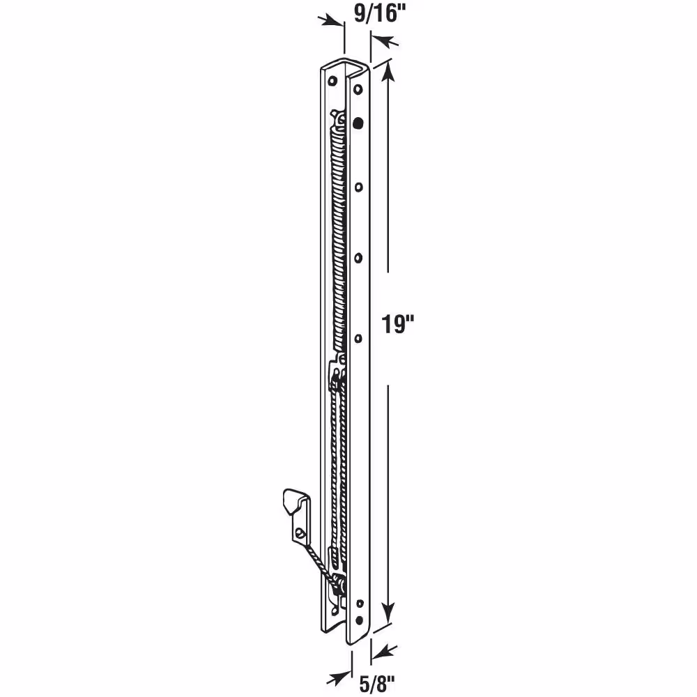 Prime-Line 19 in. Window Block and Tackle Sash Balance