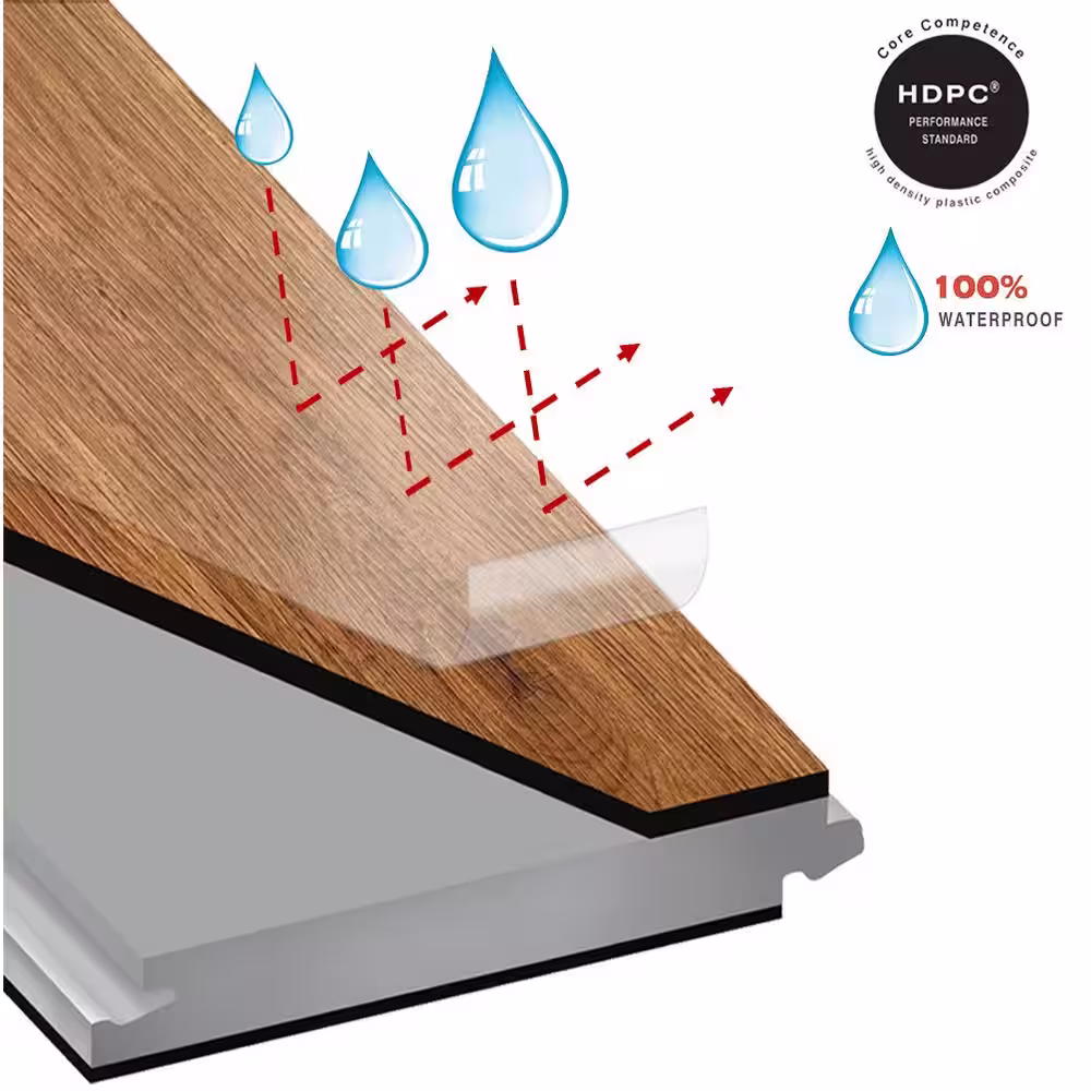 OptiWood Rustica 2/7 in. T x 5.1 in. W Water Resistant Hand Scraped Engineered Bamboo Flooring (11.6 sqft/case)
