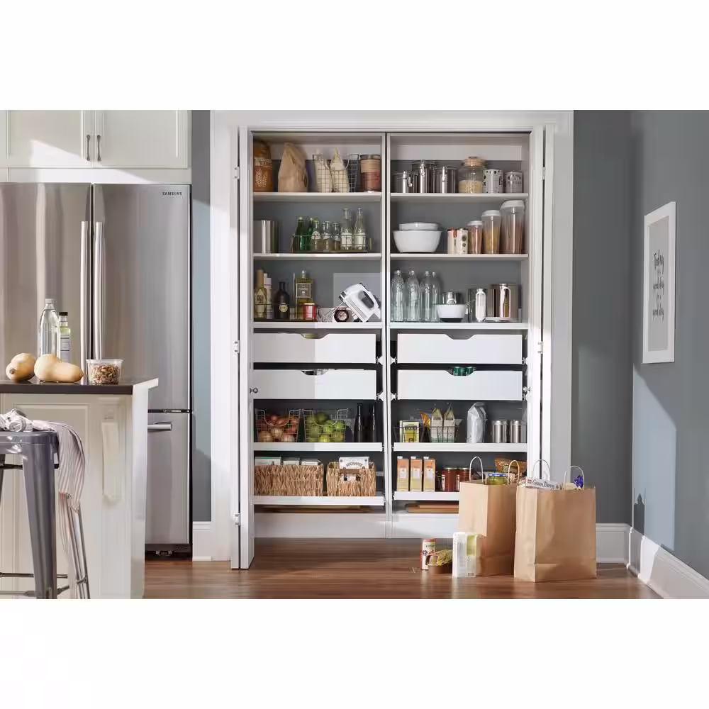 Closet Evolution 30 in. D x 30 in. W Harvest Grain Wood Corner Shelf (3-Pack)