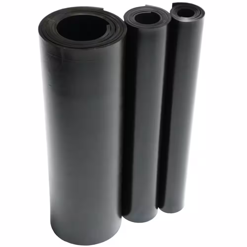 Rubber-Cal EPDM 1/4 in. x 36 in. x 192 in. Commercial Grade 60A Rubber Sheet - Black