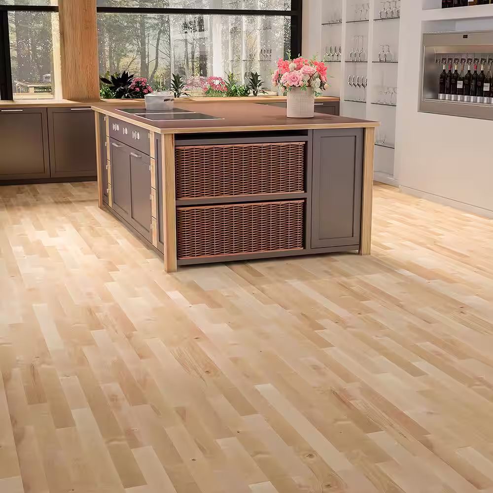 MONO SERRA Canadian Northern Birch Natural 3/4 in. x 3-1/4 in. Wide x Varying Length Solid Hardwood Flooring (20 sqft / case)