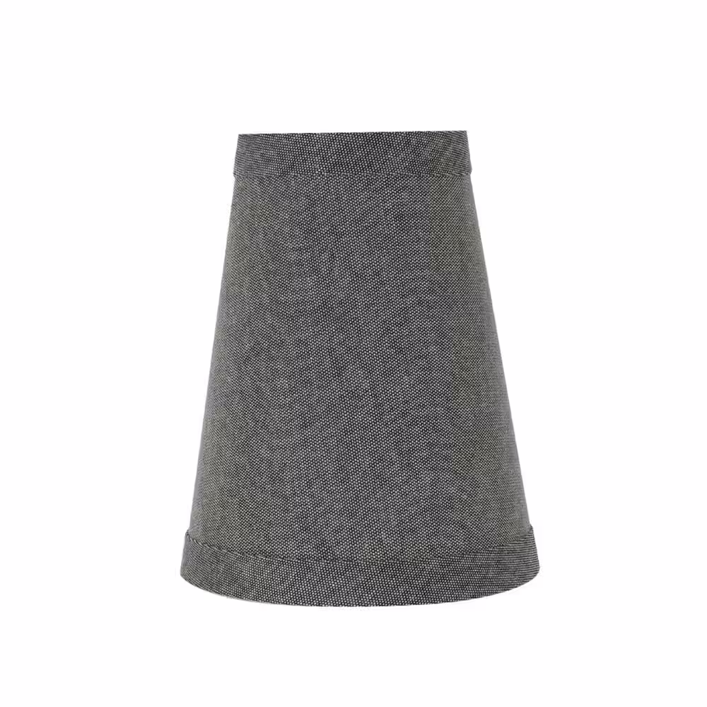 Aspen Creative Corporation 4 in. x 5 in. Grey Hardback Empire Lamp Shade (9-Pack)