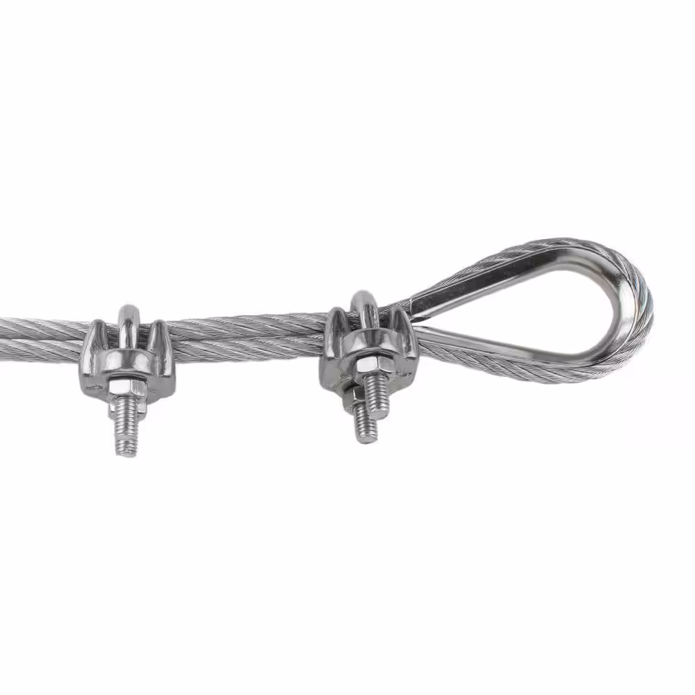 Everbilt 3/8 in. Zinc-Plated Clamp Set