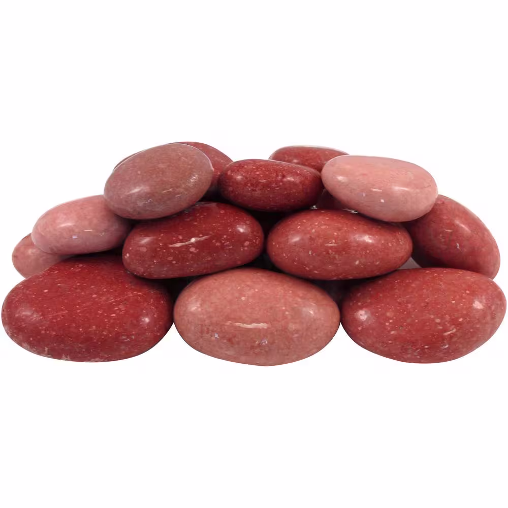 Rain Forest 0.4 cu. ft. 1 in. x 3 in. Bahama Pink Beach Pebbles