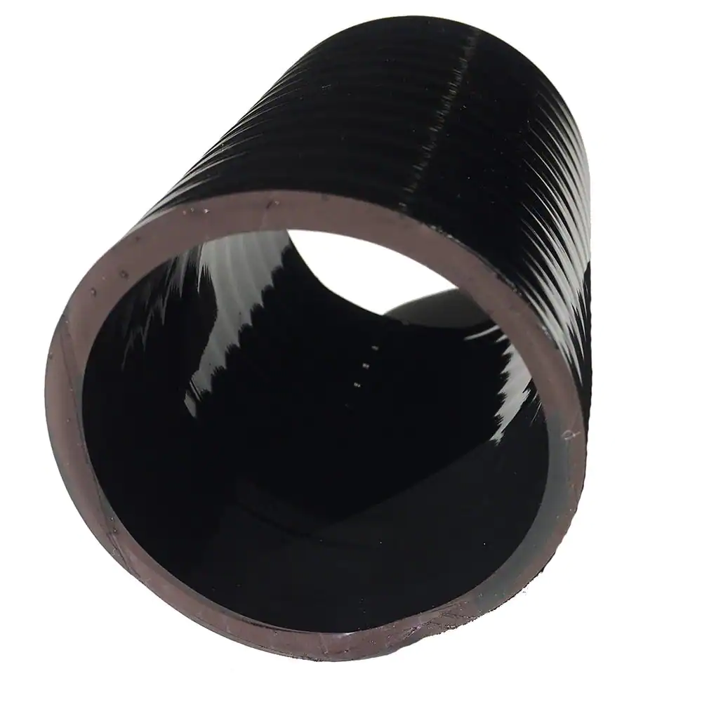 TekTube 2 in. x 25 ft. PVC Schedule 40 Black Ultra Flexible Pipe