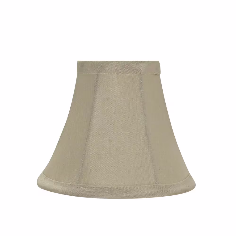 Aspen Creative Corporation 6 in. x 5 in. Butter Creme Bell Lamp Shade (9-Pack)