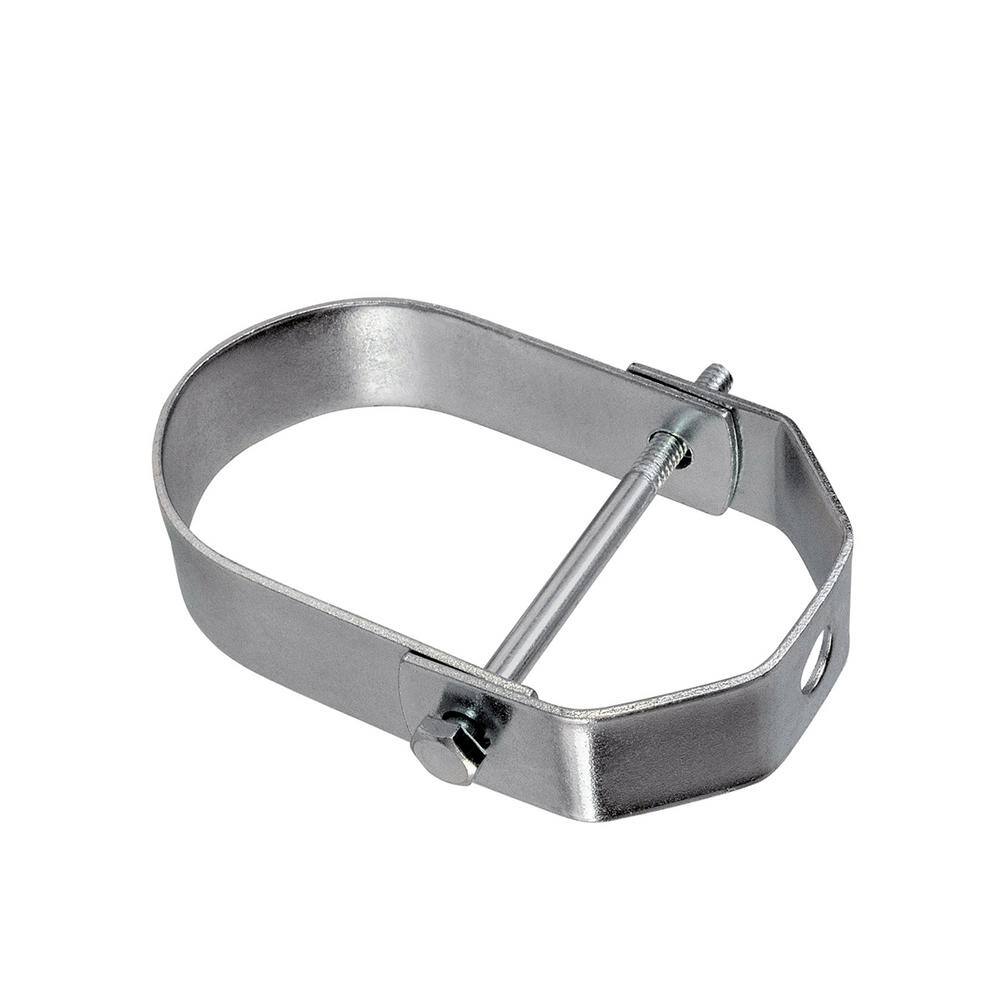 The Plumber's Choice 1-1/4 in. Clevis Hanger for Vertical Pipe Support in Light Duty Electro Galvanized Steel