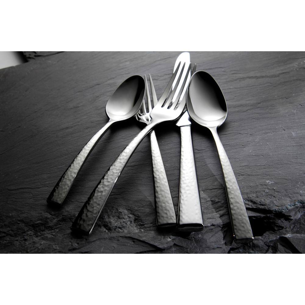 Oneida Chef's Table Hammered 18/0 Stainless Steel Teaspoons (Set of 12)