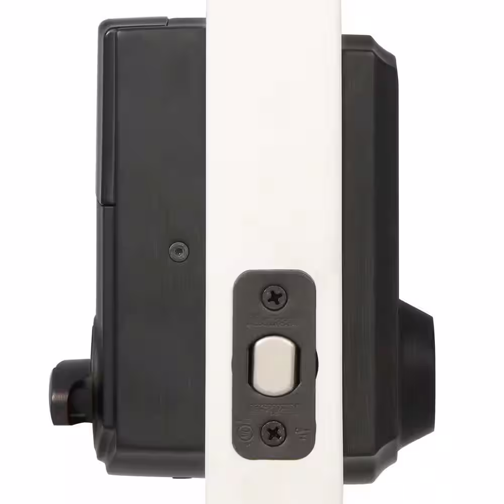 Kwikset SmartCode 915 Touchscreen Venetian Bronze Single Cylinder Keypad Electronic Deadbolt Featuring SmartKey Security