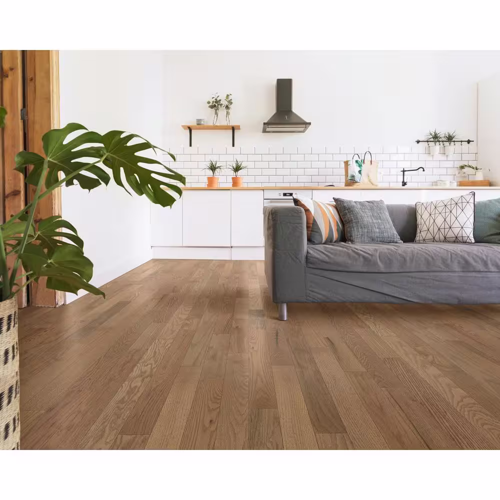 Blue Ridge Hardwood Flooring Northern Coast Rock Cliffs Oak 3/4 in. T x 5 in. W x Random Length Solid Hardwood Flooring (20 sq. ft./case)