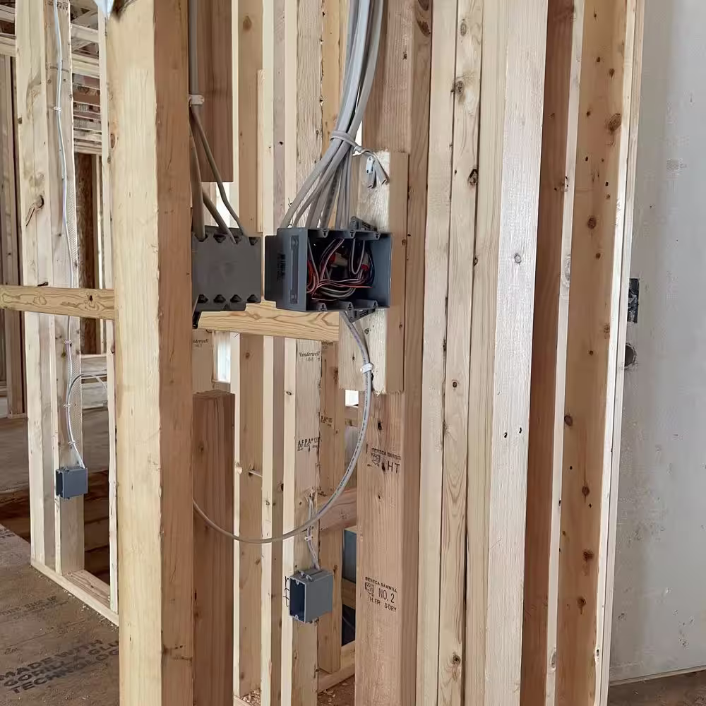 Legrand Pass & Seymour Slater New Work 4 Gang 68 Cu. In. Plastic Screw Mount Steel Stud Box with Quick/Click