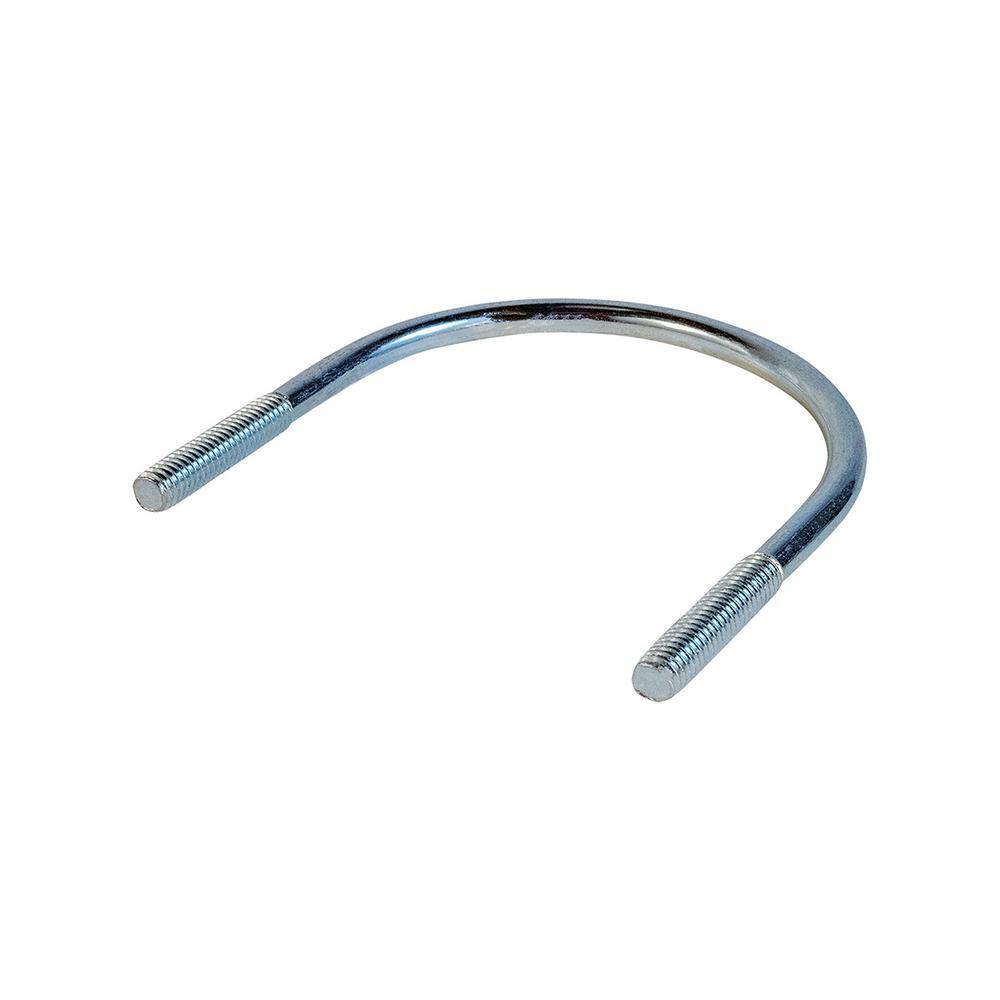 The Plumber's Choice 1 in. Standard Galvanized Steel U-Bolt Pipe Clamp