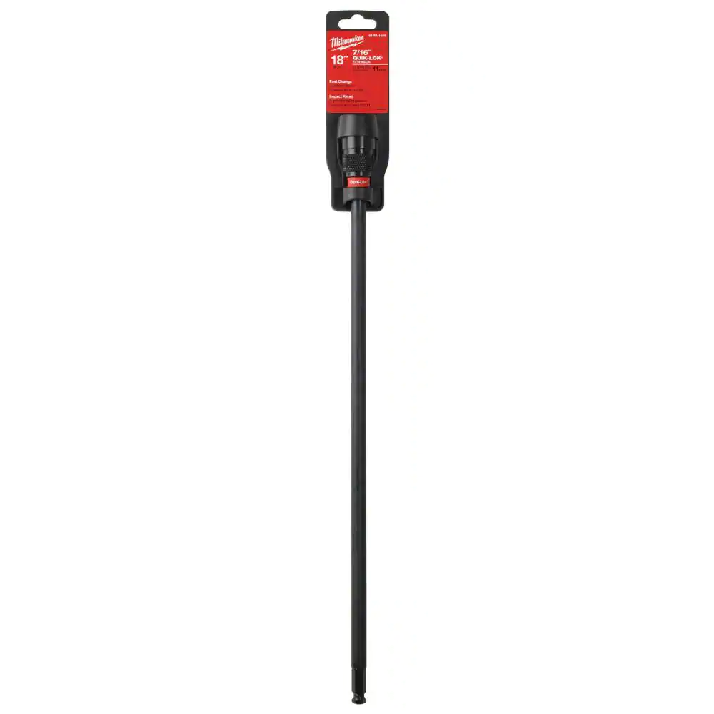 Milwaukee 18 in. x 7/16 in. QUIK-LOK Universal Extension Bit