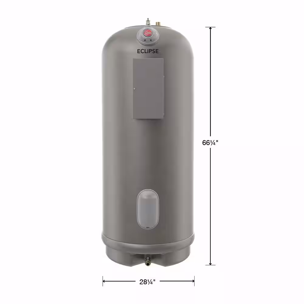 Rheem Commercial Marathon Eclipse Light-Duty 85 Gal. 480-Volt 12 kW Field Convertible Non Metallic Electric Water Heater