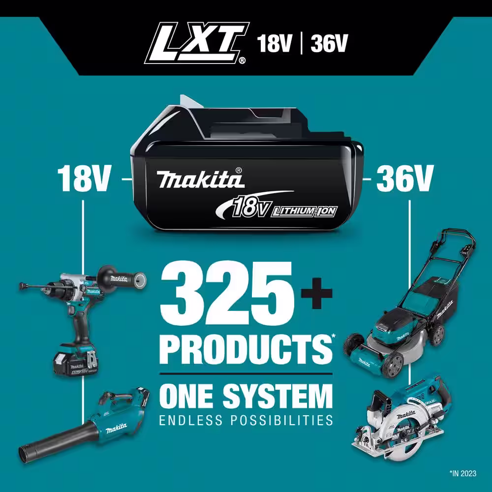 Makita 18V LXT Lithium-Ion High Capacity Battery Pack 4.0Ah with Fuel Gauge and Charger Starter Kit