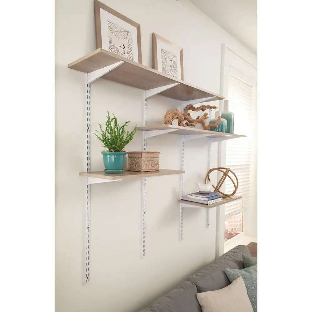 Rubbermaid Zinc Twin Track Universal Hardware Pack