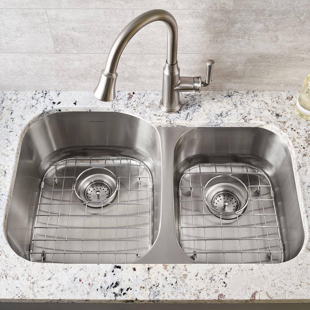 American Standard 12 in. x 14 in. Kitchen Sink Grid for Portsmouth 31 in. x 20 in. Offset Double Bowl Kitchen Sink in Stainless Steel
