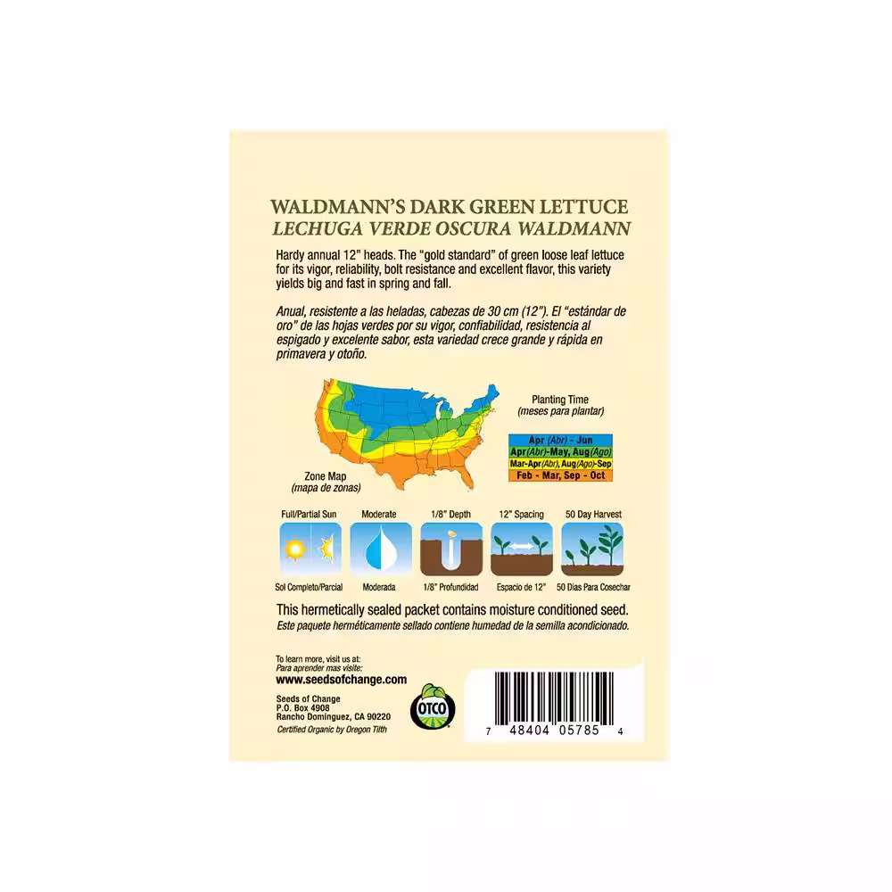 Seeds of Change Arugula Seeds Pack