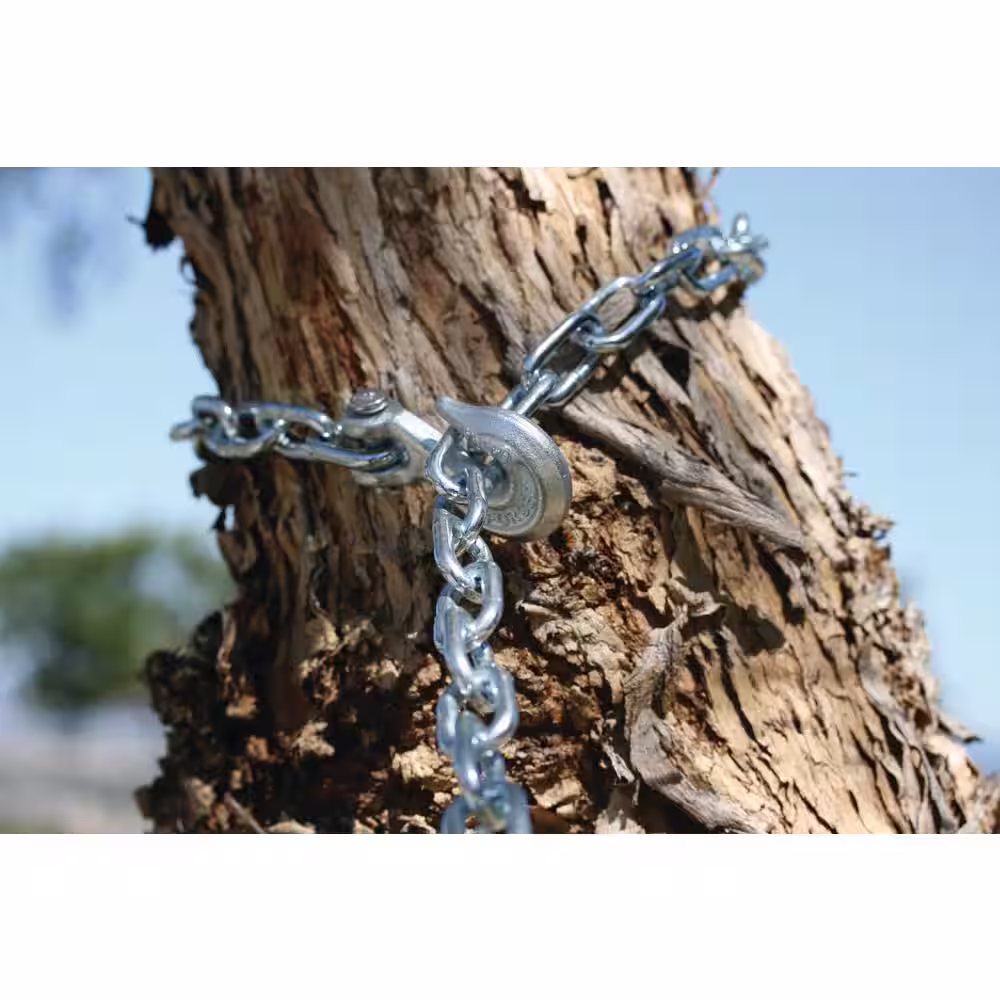 Everbilt 1/4 in. x 1 ft. Grade 30 Galvanized Steel Proof Coil Chain