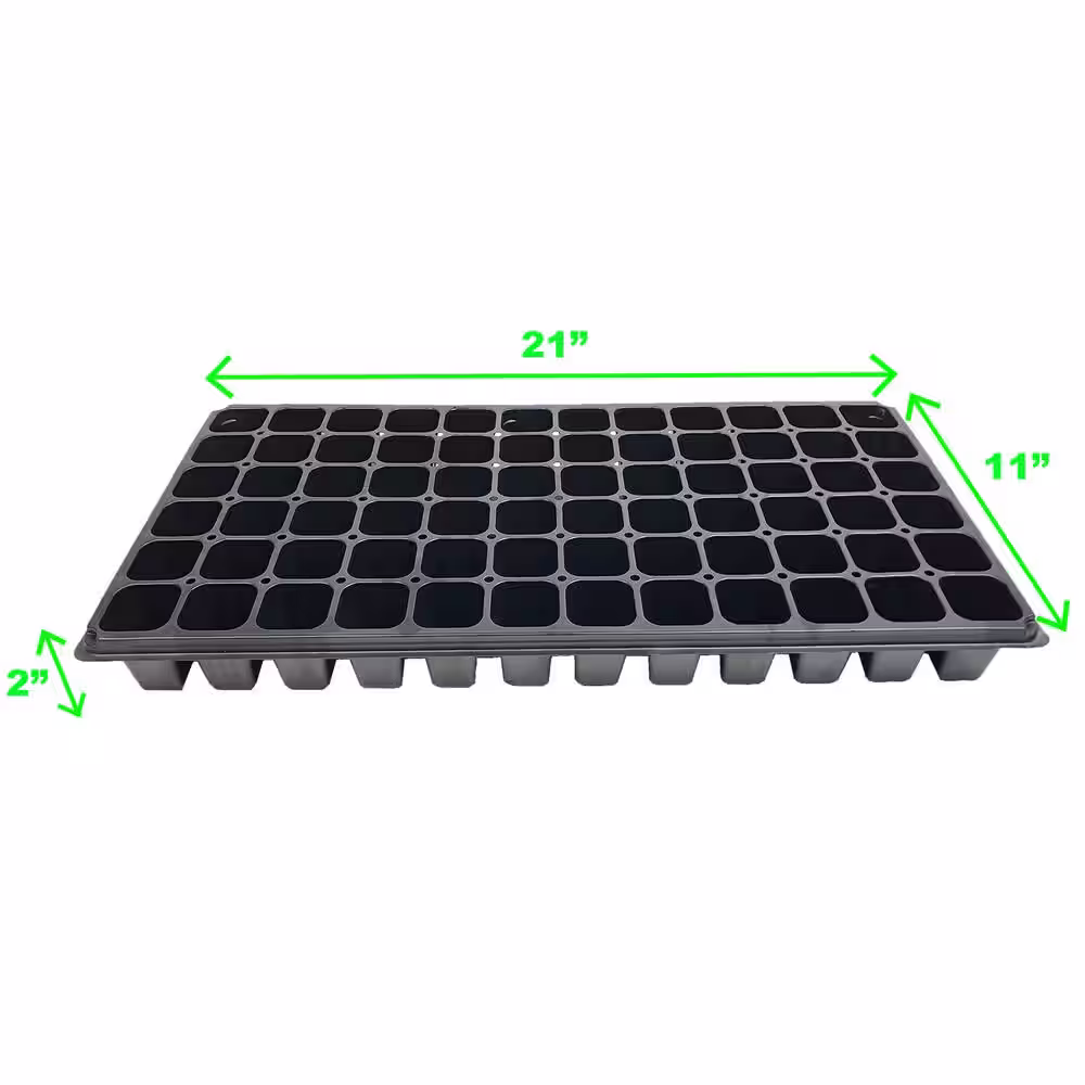 Viagrow 72 Cell Seedling Grow Plugs Starter Trays (10-Pack)