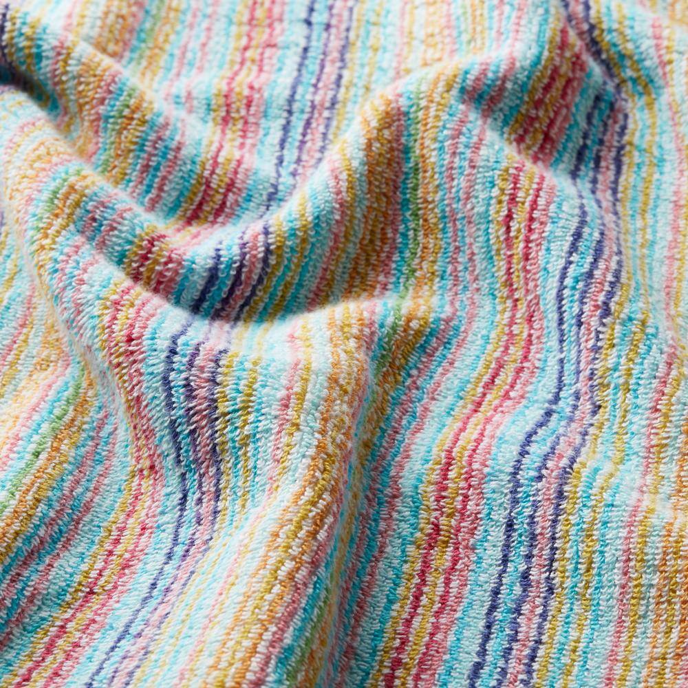 The Company Store Stripe Multicolored Cotton Bath Towel