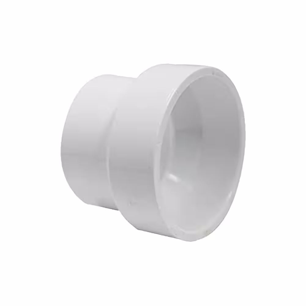 VPC 3 in. x 2 in. PVC DWV Hub x Hub Reducing Coupling Fitting