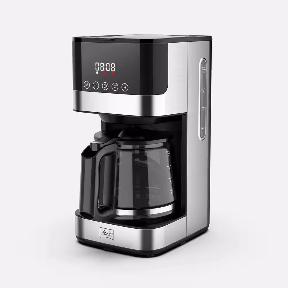Melitta 10-Cup Silver Coffee Maker