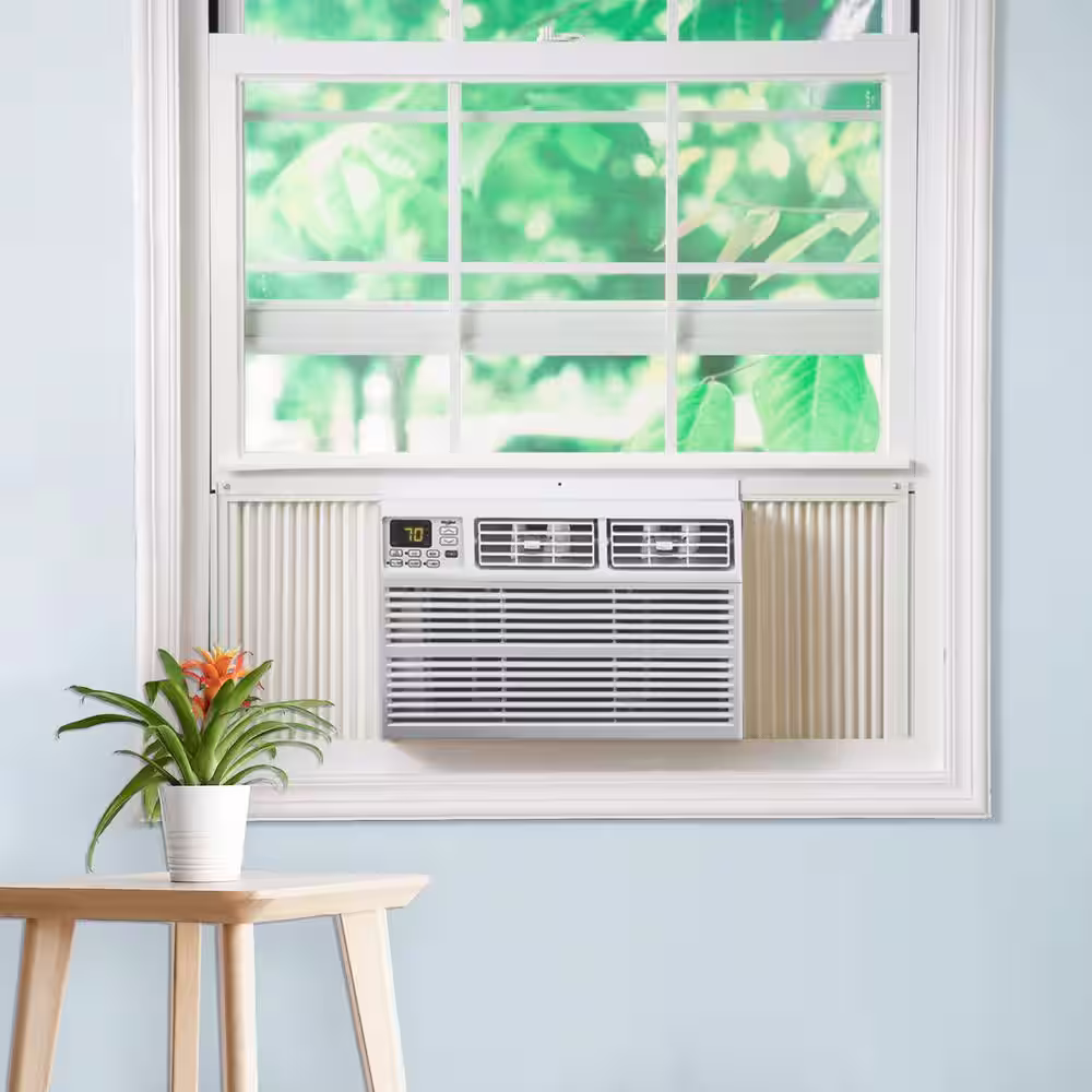 Whirlpool Energy Star 6,000 BTU 115-Volt Window-Mounted Air Conditioner w/ Remote, Digital Display, Dehumidifier,Timer, 250 sq.ft.