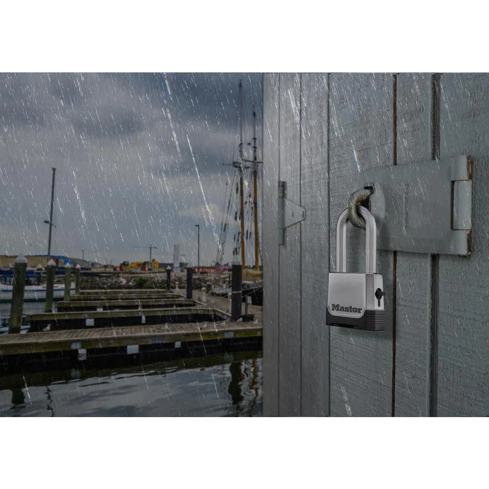 Master Lock Heavy Duty Outdoor Combination Lock, Resettable, 2 in. Shackle
