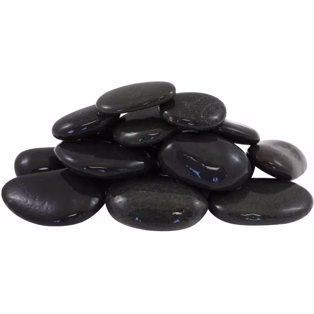 None Margo Garden 0.40 cu. ft. 1 in. to 3 in. Gray Mexican Beach Pebble (54-Pack Pallet)