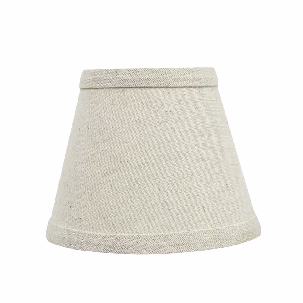 Aspen Creative Corporation 5 in. x 4 in. Oatmeal Hardback Empire Lamp Shade (2-Pack)